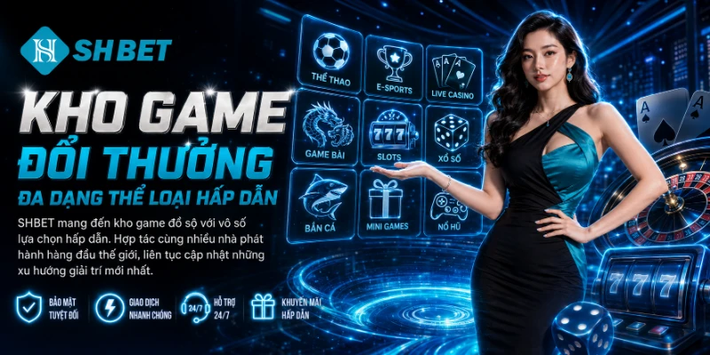 Kho game đổi thưởng đa dạng thể loại hấp dẫn
